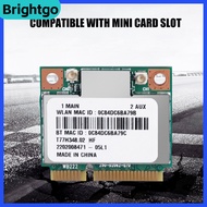 brightgo-my Dual Band Card 300Mbps Mini PCI E 2.4G/5G Network Adapter Express Half 802.11a/b/g/n for