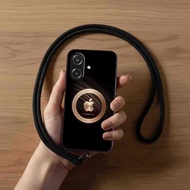 HP MG07 Softcase Glass + Strap For Samsung A07 - Casing Samsung A07hp - Samsung A07 cellphone protec