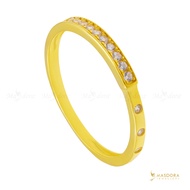 Masdora Minimalist Band Ring Gold 916