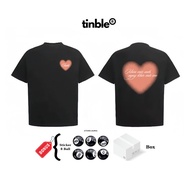 Áo thun 280GSM Tinble - YÊU EM T-shirt - Form OVERSIZE - Black S-5XL S-5XL