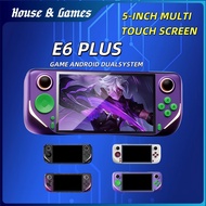 E6plus Handheld Game Console Classic Handheld Arcade Multi-Point Touch 17cm HD Screen Handheld