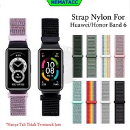 Huawei Band 6 Nylon Quick Dry Strap Soft Nylon Strap Honor Band 6 Hematacc r S7O8