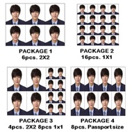 ID picture print (1x1 , 2x2, and Passport size)