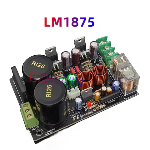 Weiliang LM1875 Audio Amplifier Board Stereo Amplificador Gaincard GC Version LM1875 Low Distortion 