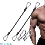 JENNIFERDZ Gym Cable Extension, Stainless Steal Multifunctional Fitness Extension Cable, Tricep Pull