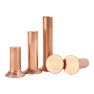(Copper countersunk head rivets GB869 percussion type flat head flat cone head solid rivets Copper d