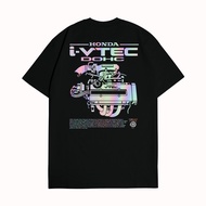 MESIN KARIMAKE Unisex Distro T-Shirt with Car and Engine Image HONDA B Series IVTECH Hologram T-Shir