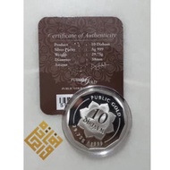 Ready Stock : Public Silver 10 Dirham 29.75g (Ag 999)