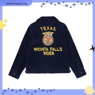 Work Jacket Corduroy (Boxy fit), Flagofskull Official -Navy blue (FFA Jacket)