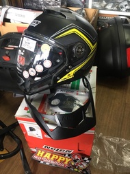 Helm Nolan N44evo Como Black Matt Yellow Fluo 3XL