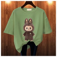 GET FASHION - KAOS LABUBU THE MONSTER KAOS OVERSIZE T SHIRT COTTON COMBED KAOS JUMBO BLUS