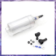 [P K A M] Universal External Inline Fuel Pump Replacing Fuel Pump Kit Fit for 044 Fuel Pump 300Lph 0