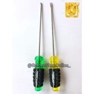 Rubber Handle Screwdriver (+) and (-) 8 inch (Ph2x200mm) (6x200mm) Tekiro