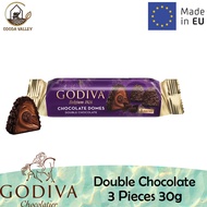 Godiva Double Chocolate Domes 3 Pcs 30g (Made in EU)