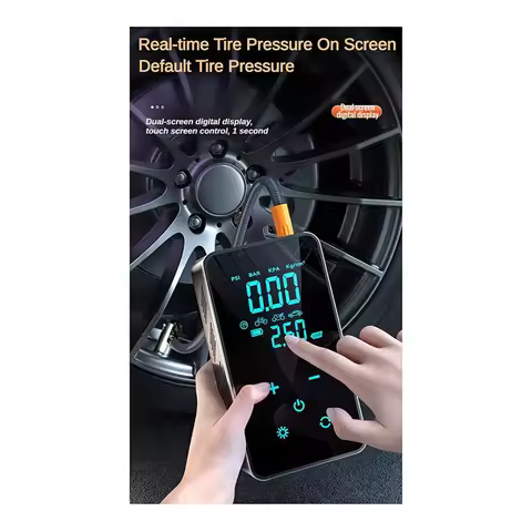 New Car Wireless Electric Pump Tire Pressure Monitoring Car Portable Car Tire Electric Pump Inflatio