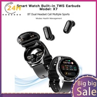 [infinisteed.sg] Smart Watch 2 in 1 Fashion Smartwatch 1.32-inch Screen Heart Rate Health Monitor