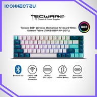 Tecware B68+ Wireless Mechanical Keyboard White - Gateron Yellow (TWKB-B68P-WH-ZGYL)