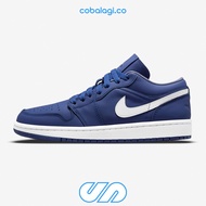 NIKE Air Jordan 1 Low Deep Royal Blue White Purple ORIGINAL RESMI