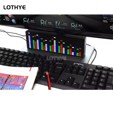 Multi-mode Amplifier Board Level Indicator VU Meter Voice Control Music Spectrum Pickup Rhythm Clock