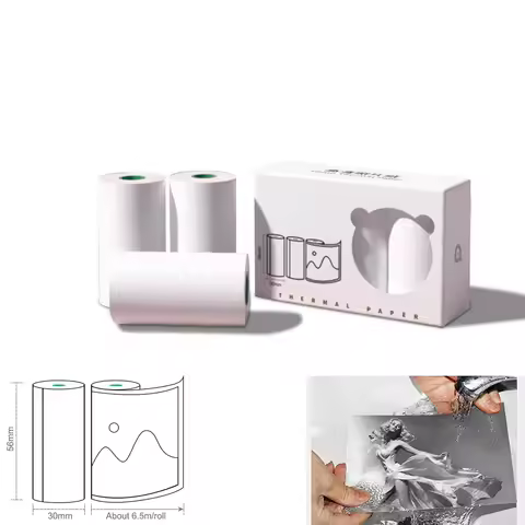 Peripage Mini Printer HD Photo Paper, Photo Thermal Paper A6/A8 Waterproof, Oilproof, Scratchproof, 