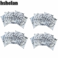 HSHELAN 10 pieces/20 pieces Reflective Sheet, White Fashion Bridge Mapping Sticker, Compact 3*3cm Diamond Grade Reflective Film Square Tunnel Survey Outdoor