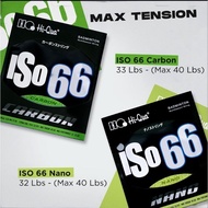 HIQUA ISO 66 NANO CARBON 40lbs Tournament Edition Badminton Strings Nano Grey Carbon BlackOriginal