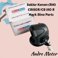 Right Switch/RH CB150R,CB 150r Brand Bina Parts Original Quality