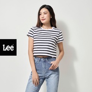 LEE เสื้อยืดแขนสั้นผู้หญิง คอลเลคชั่น Lee Pink รุ่น LE F324WTSSN19