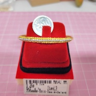 Murni Mewah Emas916, Bangle Itmn L3lyr Plain Tube 6304 0.6 cm Pd 6.1