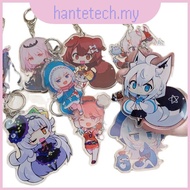 Anime Hololive Vtuber Keychains Anime Figure Pendant Gawr Gura Mori Usada Fubuki Suisei