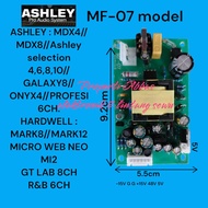 power supply audio mixer MF-07 MF 07 MF07 ASHLEY SELECTION GALAXY 8 ONYX PROFESIONAL HARDWELL MARK 8