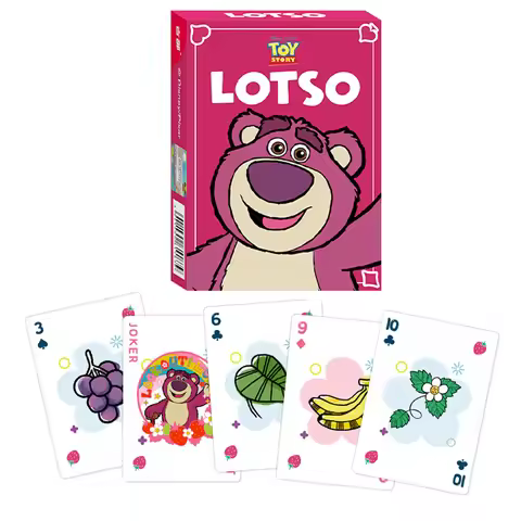 3.8x5.3cm Mini Disney Lots-o'-Huggin' Bear Stitch Poker Playing Cards Poker Indoor Family Entertainm