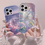 Colorful Moon Flowers Casing hp iPhone 16 Pro Max iPhone 16 iPhone 16 Plus iPhone 16 Pro iPhone 11 i