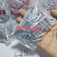 [Real photo] [Genuine] Aluminum Rive 3x10mm,3x20mm,4x10mm,4x20mm,5x10mm,5x20mm/ 100gram - Riveting n