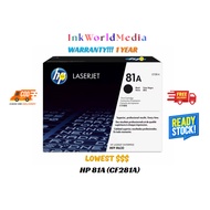 HP 81A Black LaserJet Toner Cartridge (CF281A)