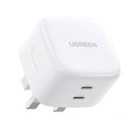 Hotdeal Ugreen CD216 2 Port USB-C 65W PD GaN Tech Charger (Black) Fast Charger 65W Charger Phone Cha