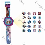 🈹SALE現貨‼️🇯🇵日本直送 Frozen Elsa 冰雪奇緣公主 投影燈手錶 projector watch (有20款不同影像）