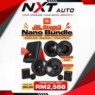 JBL Stage3 Nano Bundle – Car Audio Upgrade Set (BassPro Nano + Stage3 627F + 607CF)