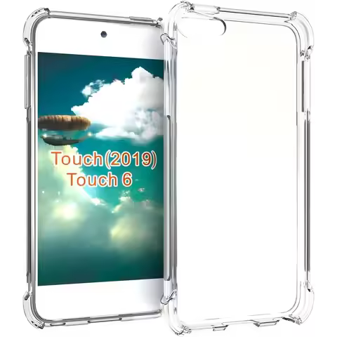 Crystal Clear Shockproof Transparent Cases Soft TPU Protective Cover for iPod Touch 5/Touch 6/Touch 