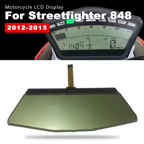 LCD Display for Ducati Streetfighter 848 Street Fighter 848 2012-2015 Motorcycle Speedometer Instrum