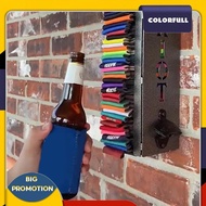 [Colorfull.sg] 2 in 1 Creative Bottle Opener Meaningful Gift 2 Holes Easy Installation for Home