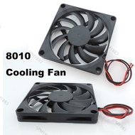 8cm 8010 Cooling Fan Brushless for Reprap 3D Printer Parts DC 5V 12V 24V Cooler 80 x 80 x 10mm Plastic Fan 2pin  MY8B3