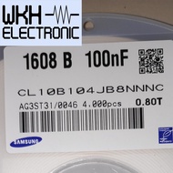 Capacitor 0603 100nf 50V 10PCS capacitor capacitor 1608 104 SMD SMT SAMSUNG