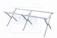 itop  25MM Pasar Malam Meja Lipat/ Night Market Foldable Table Rack With Plywood Market Stand/ Kendu