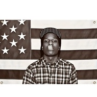 3x5ft Rocky ASAP American Flag Tapestry Rap Rapper Background Hanging Wall Dorm Decor Flag