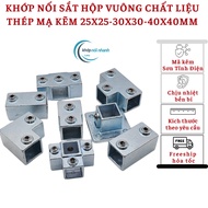 Lota Galvanized Square Box Iron Quick Coupling 25x25mm,30x30mm,40x40mm