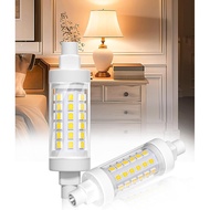 10W R7S LED Bulb 78mm, 120V 100W T3 J Type Halogen Bulb Equivalent, Cool White 6000K, Double Ended F