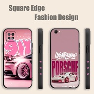 Casing For Realme C75 4G 14 Pro Plus 5G Note 60 14 C61 White And Pink Porsche 911 GT3 RS OYZ62 Phone