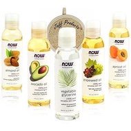 Now Foods, Solutions, Essential Oil, 4 fl oz (118 ml) Apricot Almond Jojoba Grape Deed Avocado Minyak Urut Badan IMP