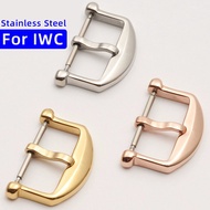 18mm Stainless Steel Watch Band Strap Buckle for IWC Portofino Automatic Watchbands Watch Clasp Bracelet Wrist Belt Button Classic Men Women Watches Accessories